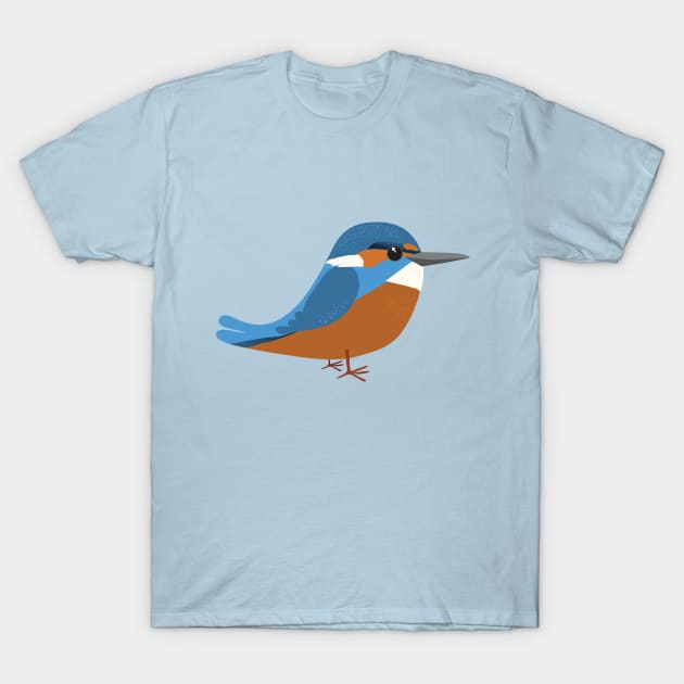 Common king fisher T-Shirt by Bwiselizzy